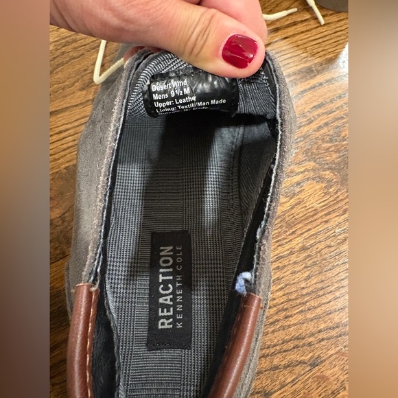 Kenneth Cole Desert Men Shoes Dark Grey Suede - NWOT - Picture 6 of 10